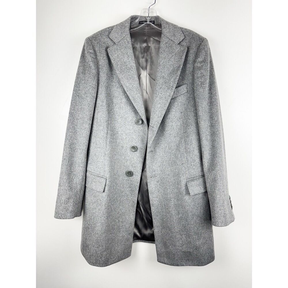 Tardia Made In Italy Loro Piana 100% Lana Virgin Wool Coat US Sz 14 Preppy